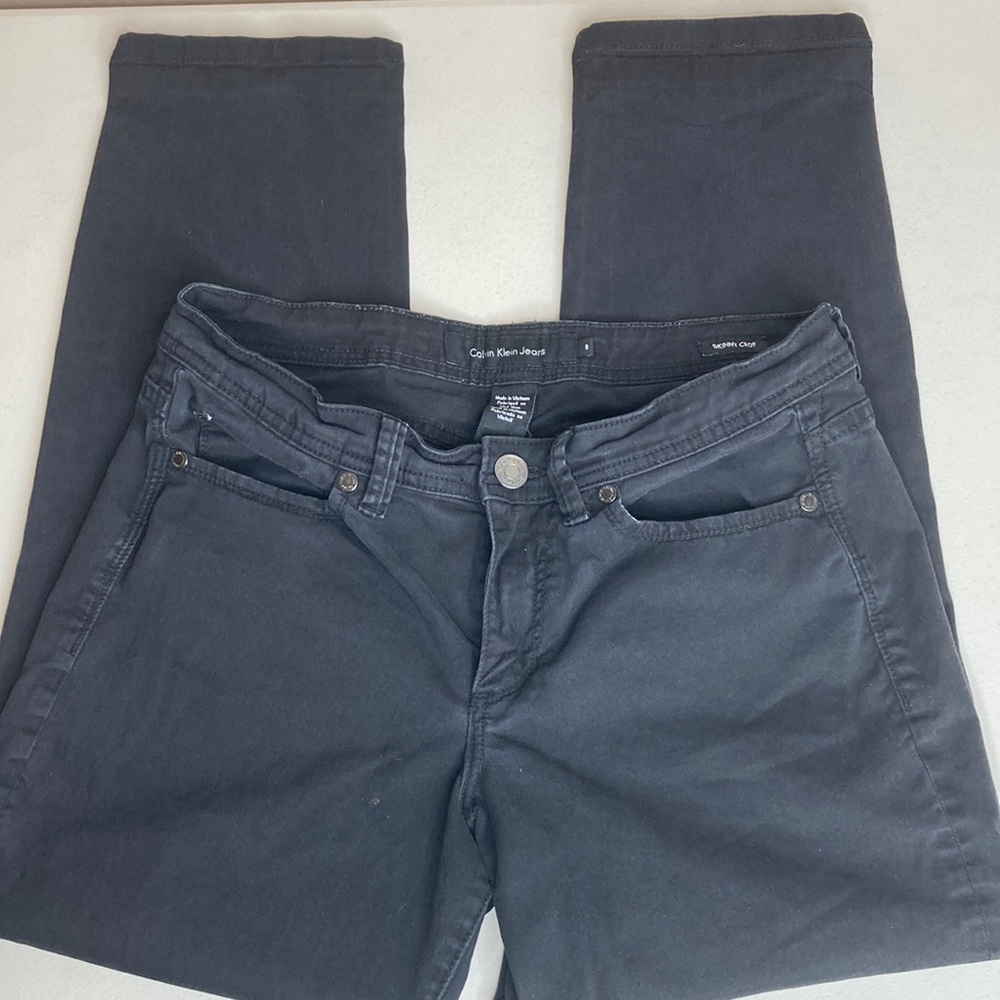 Calvin Klein Black Skinny Crop Jeans